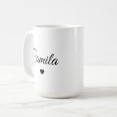 Custom Name Personalized Coffee Mug コーヒーマグカップ (正面左)