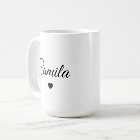 Custom Name Personalized Coffee Mug コーヒーマグカップ (正面左)
