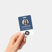 Custom Name Personalized Employee Company Logo  バッジ (手持ち)
