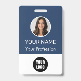 Custom Name Personalized Employee Company Logo  バッジ