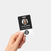 Custom Name Personalized Employee Company Logo  バッジ (手持ち)