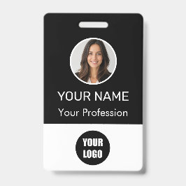 Custom Name Personalized Employee Company Logo  バッジ