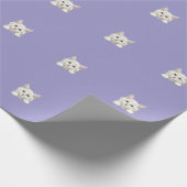 Custom Name Personalized Kitten Art Gift ラッピングペーパー (角)