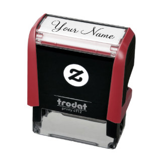 Custom Name Personalized Self-inking Stamps Stamp  セルフインキングスタンプ