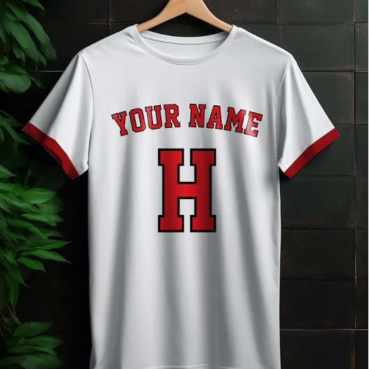 Custom Name Personalized vintage Letter T-Shirt  Tシャツ