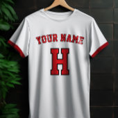 Custom Name Personalized vintage Letter T-Shirt  Tシャツ