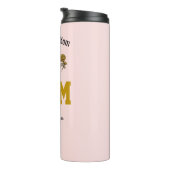 Custom Name Pickleball Mom Modern Sports Gift Pink タンブラー (回転右)