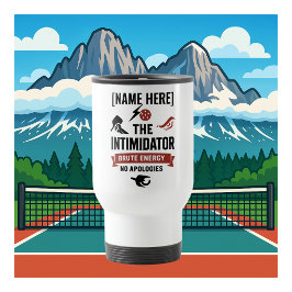 Custom Name Pickleball Travel Mug Intimidator トラベルマグ