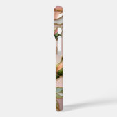 Custom Name Pink Rose Phone Case Elegant Floral Case-Mate iPhoneケース (裏面 / 左)