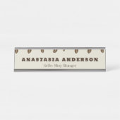 Custom Name Plate | Personalized Desk Name Plate デスクネームプレート (正面)