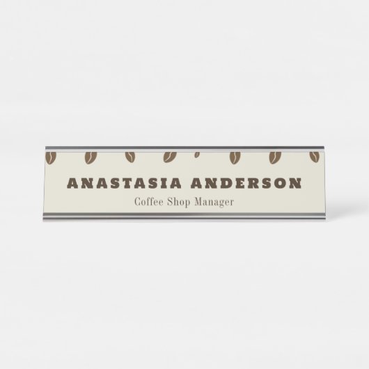 Custom Name Plate | Personalized Desk Name Plate デスクネームプレート (正面)