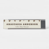 Custom Name Plate | Personalized Desk Name Plate デスクネームプレート (正面)