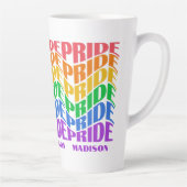 Custom Name Pride カフェラテマグ (右)