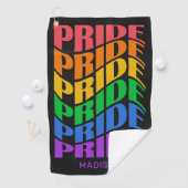 Custom Name Pride ゴルフタオル (インサイチュ)