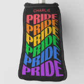 Custom Name Pride ゴルフヘッドカバー (回転90)