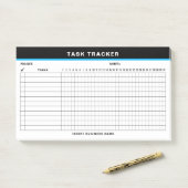 Custom Name Project Task Tracker Notes ポストイット (デスク)
