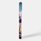 Custom Name Retro Synthwave Sunset Palm Trees Case-Mate iPhoneケース (裏面 / 右)