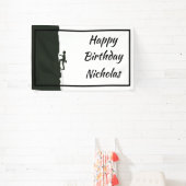 Custom Name Rock Mountain Climber 横断幕 (インサイチュ)