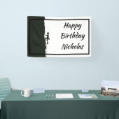 Custom Name Rock Mountain Climber 横断幕 (トレードショー)