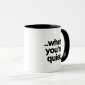 Custom Name Sarcastic Quote Mug Design マグカップ (正面右)