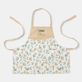 Custom Name Scandinavian エプロン (正面)