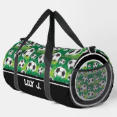 Custom Name Soccer ダッフルバッグ (右コーナー)