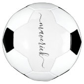 Custom Name Soccer Ball Personalized for All Ages サッカーボール (回転)