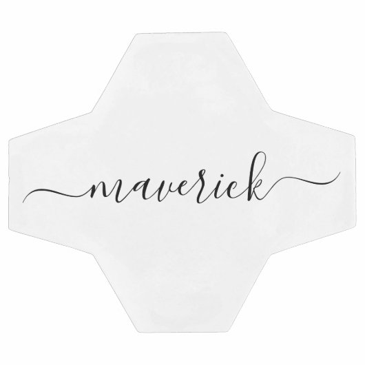 Custom Name Soccer Ball Personalized for All Ages サッカーボール (フラット)