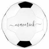 Custom Name Soccer Ball Personalized for All Ages サッカーボール (正面)
