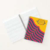 Custom Name Spiral Notebook Colourful Royal Touch ノートブック (内部)