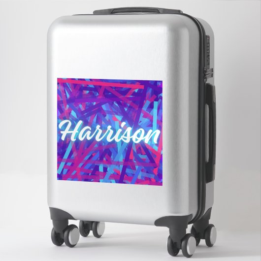 Custom Name Sticker – Harrison – Personalized Labe シール (スーツケース)