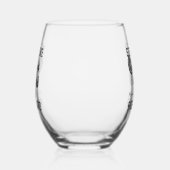 Custom name Street Bike ステムなしワイングラス (左)