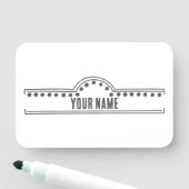 Custom Name Tag – Doodle Arch 名札 (インサイチュ)