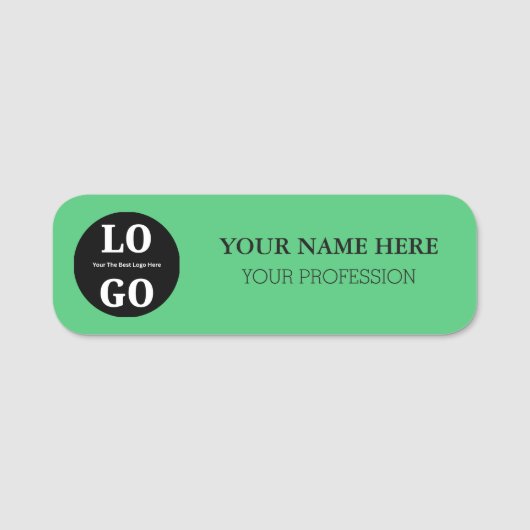 Custom Name Tag For Employee 名札 (正面)