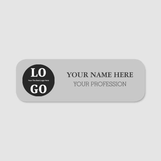 Custom Name Tag For Employee 名札 (正面)