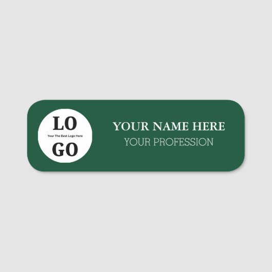 Custom Name Tag For Employee 名札 (正面)