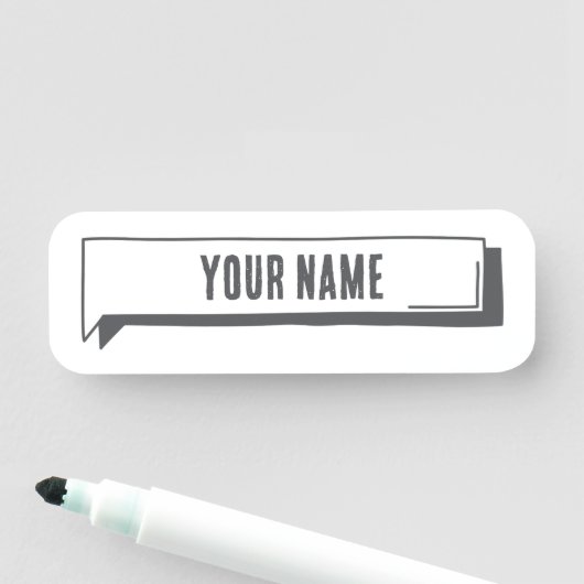 Custom Name Tag – Tab Frame 名札 (インサイチュ)