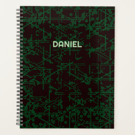Custom Name Tech Circuit Planner プランナー手帳