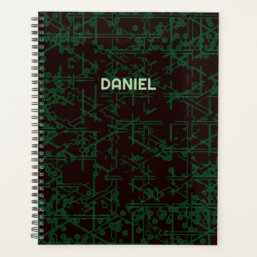 Custom Name Tech Circuit Planner プランナー手帳 (正面)