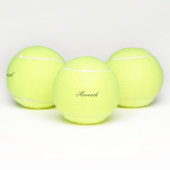 Custom Name Tennis Ball Simple Style Artwork テニスボール (マルチ)
