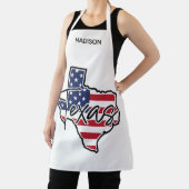 Custom Name Texas エプロン (インサイチュ)