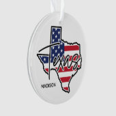 Custom Name Texas オーナメント (正面)