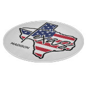 Custom Name Texas カッティングボード (角)