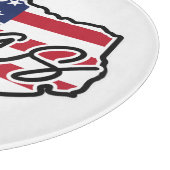 Custom Name Texas カッティングボード (角)