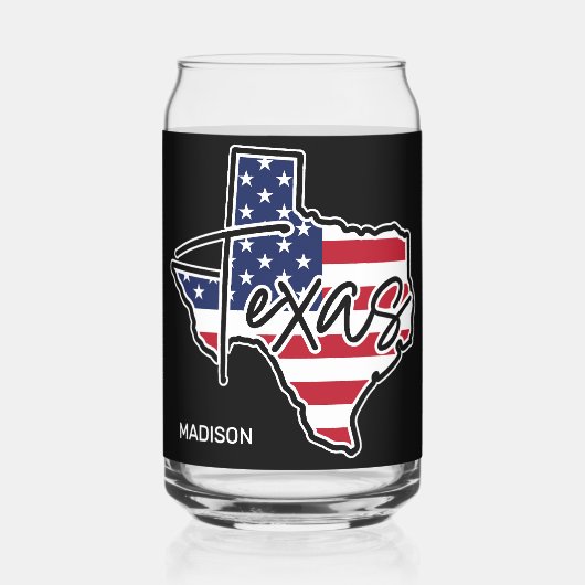 Custom Name Texas ガラス缶 (裏面)