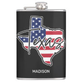 Custom Name Texas フラスク (正面)