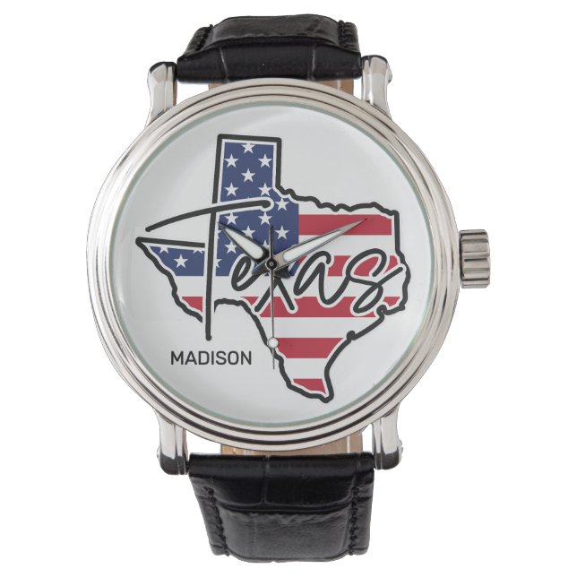 Custom Name Texas 腕時計 (正面)