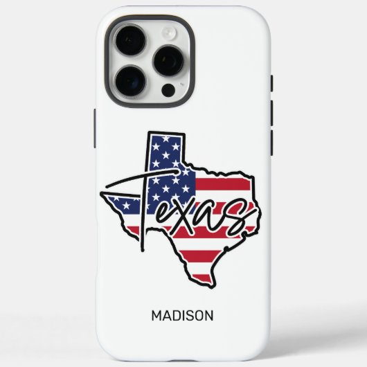 Custom Name Texas Case-Mate iPhoneケース (裏面)