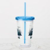 Custom Name & Text ALASKA アクリルタンブラー (右)