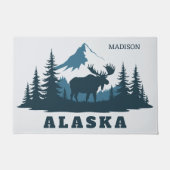 Custom Name & Text ALASKA ドアマット (正面)